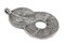 The Bead Chest Silver Rising Sun Baule Pendant (56x32mm): African Tribal Metal Pendant for DIY Jewelry and Necklace